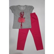 Костюм "Балерина мех с футболкой" 13-043